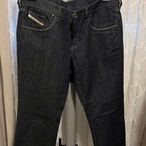Diesel Dark Wash Straight Jeans